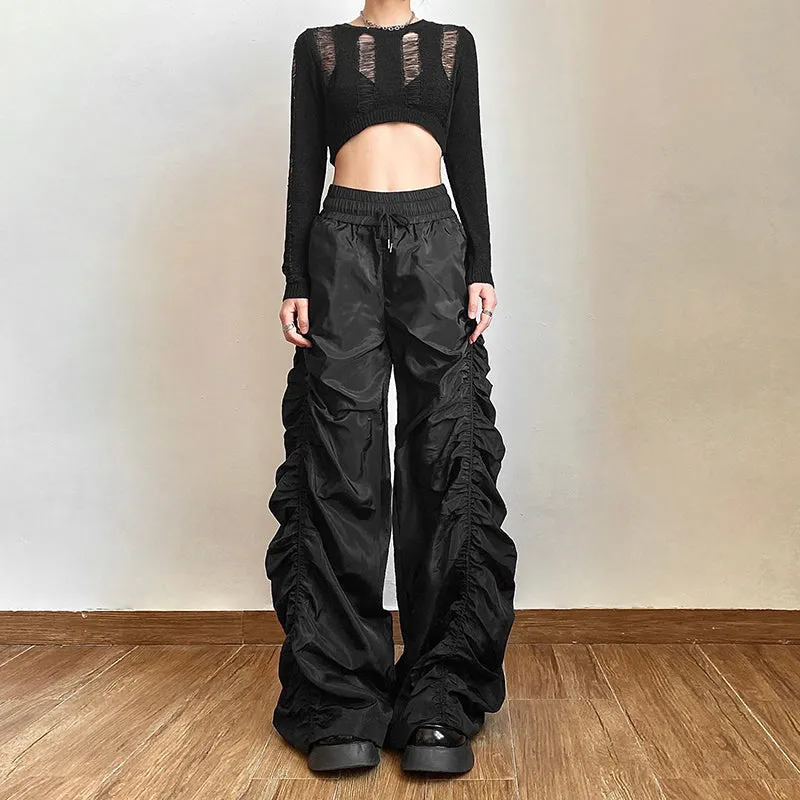 【24s Feb.】Design High-waisted Wide-leg Pants