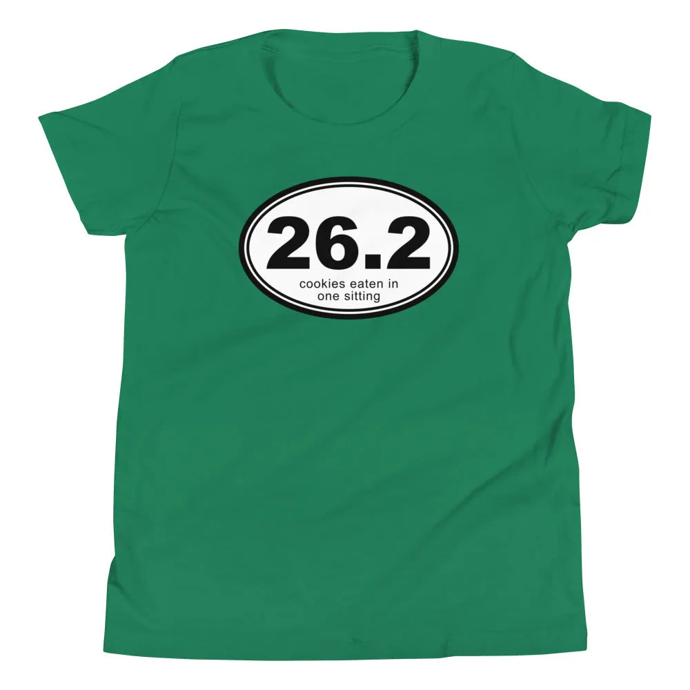 26.2 Cookies Eaten In One Sitting Kid's Youth Tee