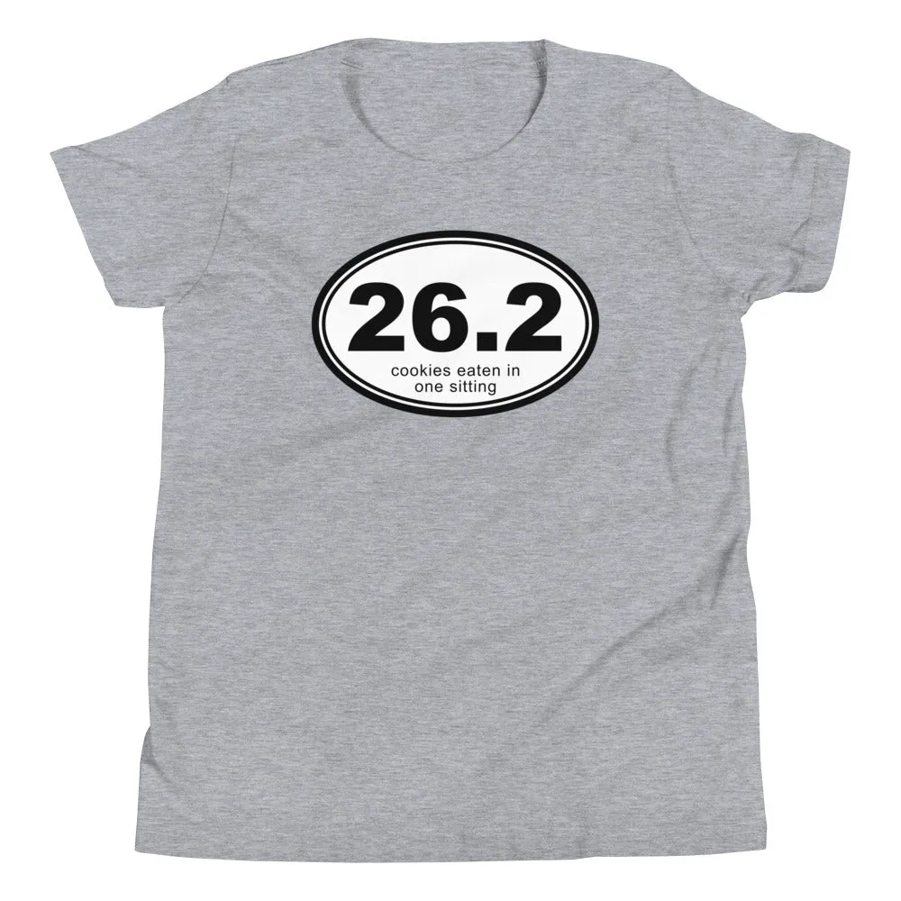 26.2 Cookies Eaten In One Sitting Kid's Youth Tee