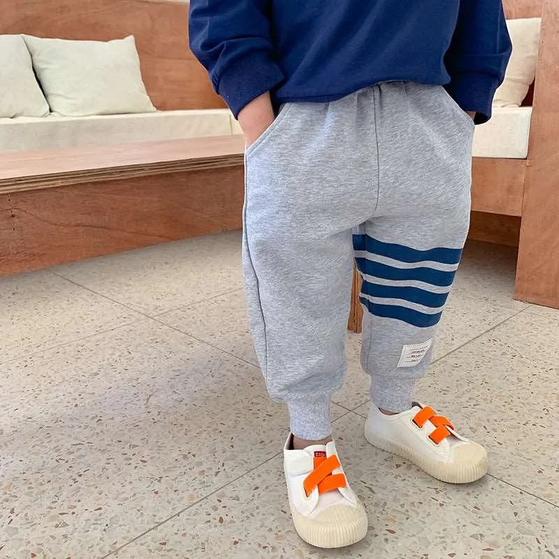 Boys' comfortable casual pants sports trousers