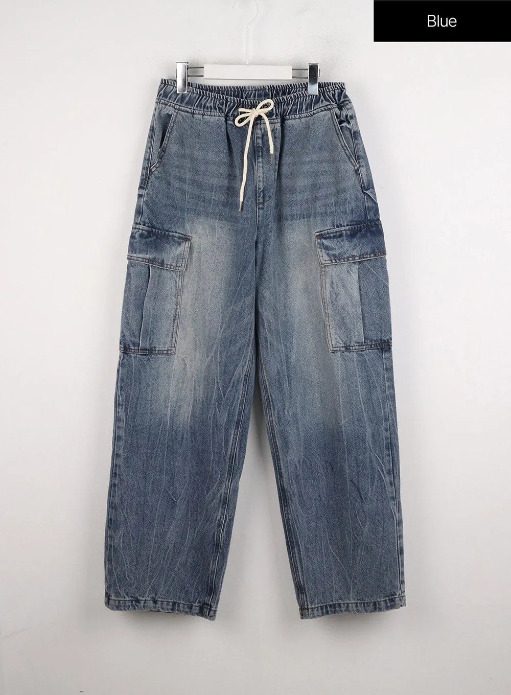 Cargo Wide Leg Jeans ID306