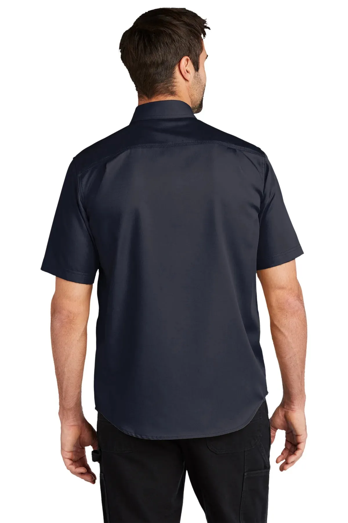 Carhartt Rugged Series Short Sleeve Custom Shirts, Navy