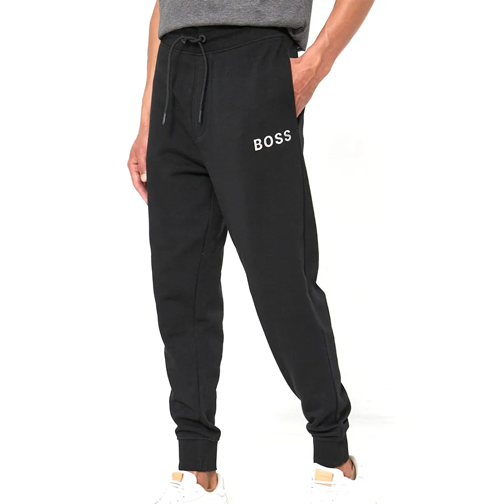 Casual Cotton Trousers With Stripe Logo