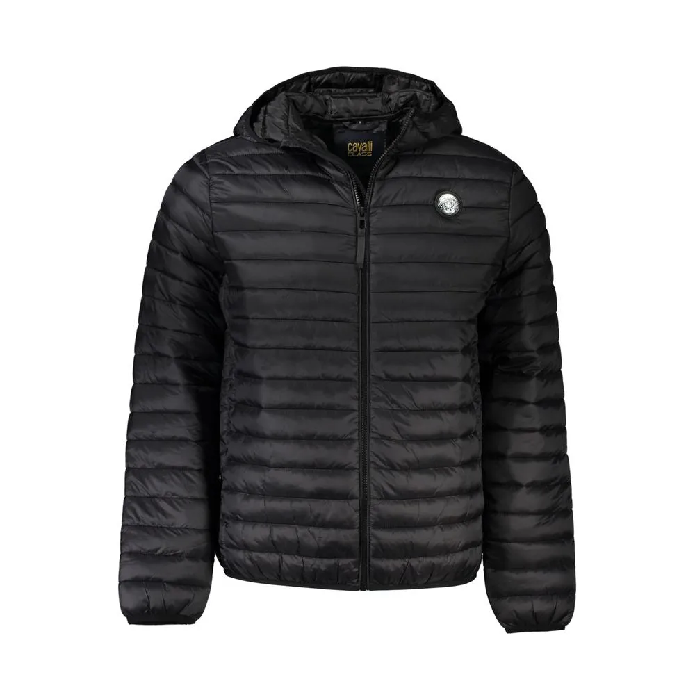 Cavalli Class Black Polyamide Men Jacket