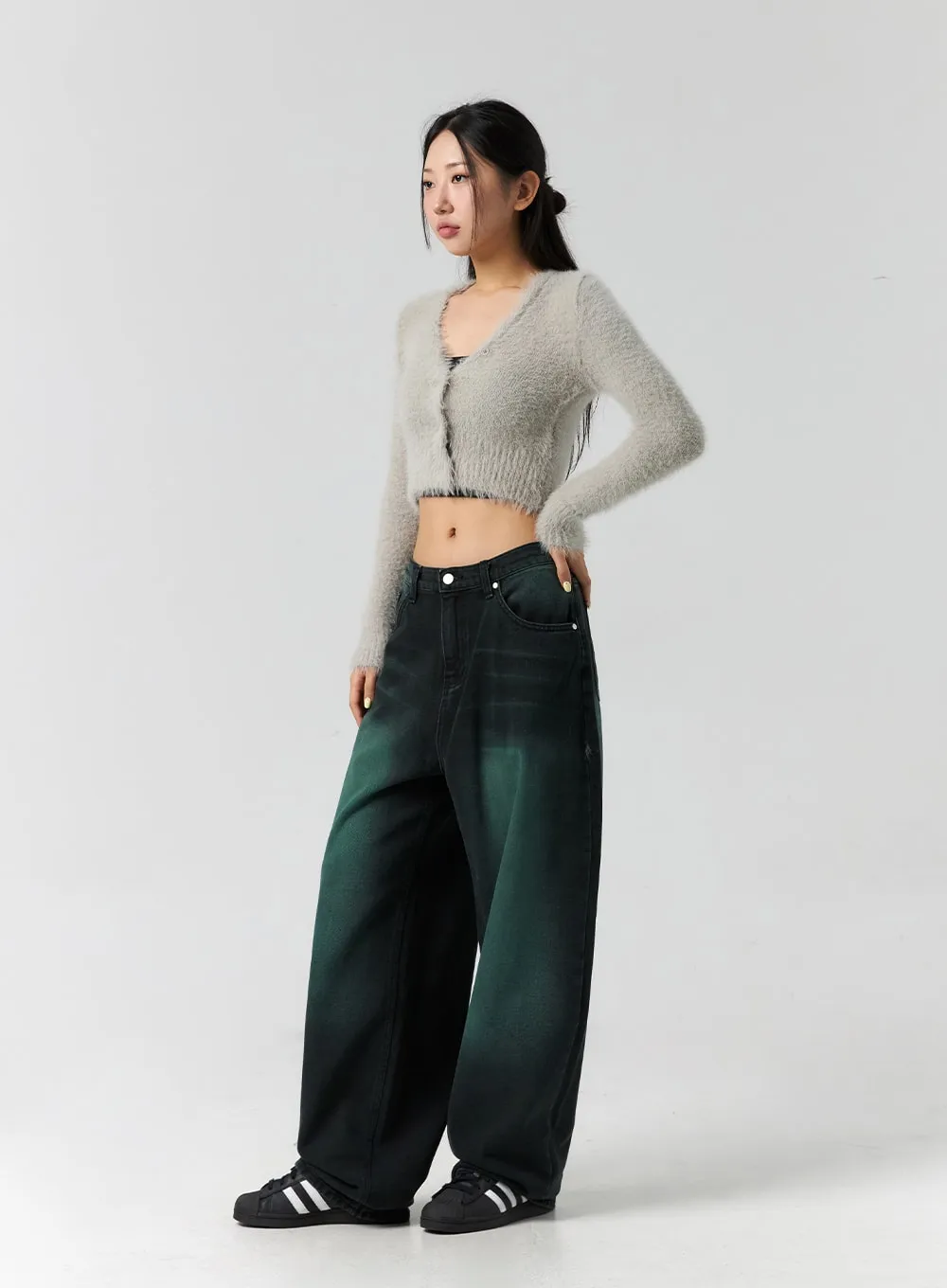 Comfy Wide Leg Color Jeans CS305