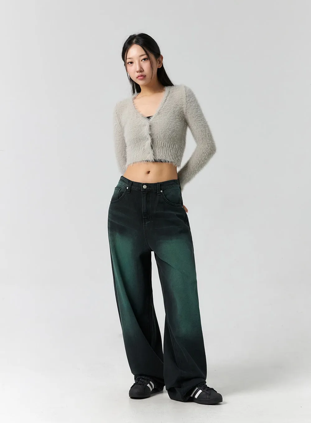 Comfy Wide Leg Color Jeans CS305