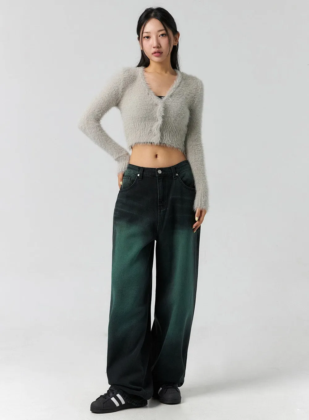 Comfy Wide Leg Color Jeans CS305