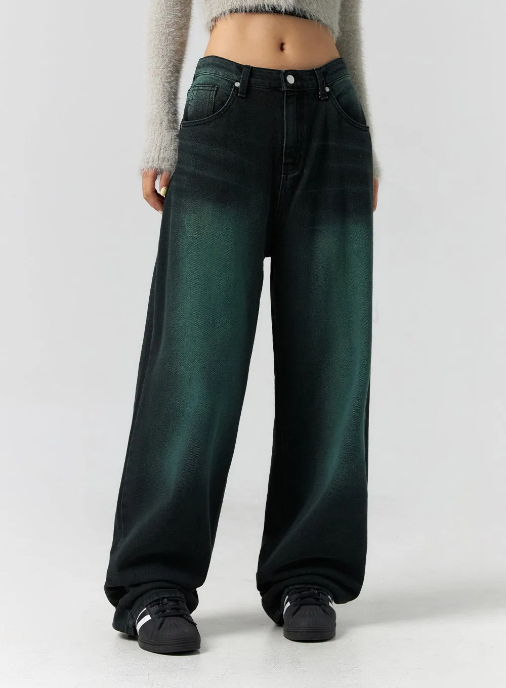 Comfy Wide Leg Color Jeans CS305