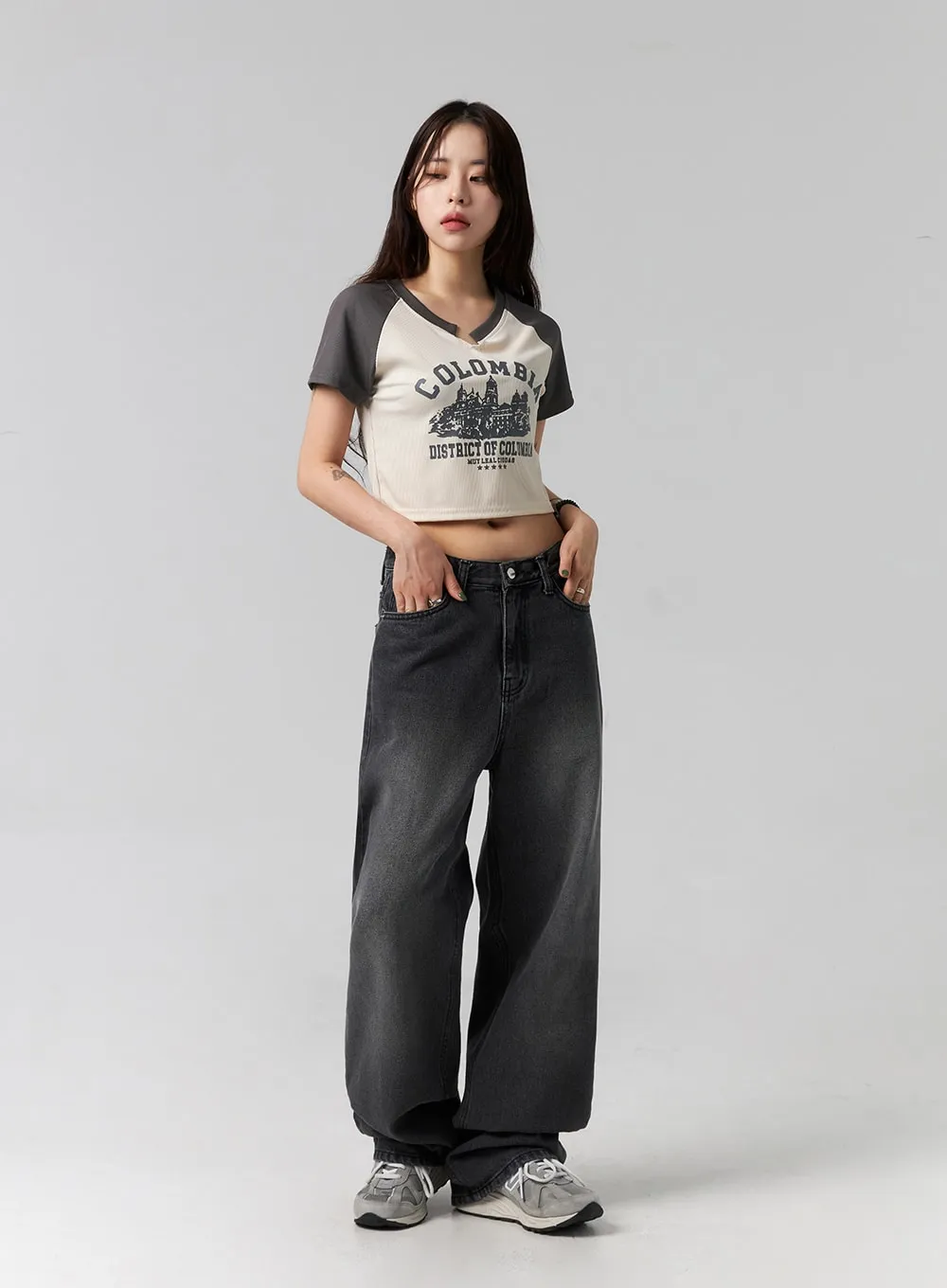 Comfy Wide Leg Jeans CG317