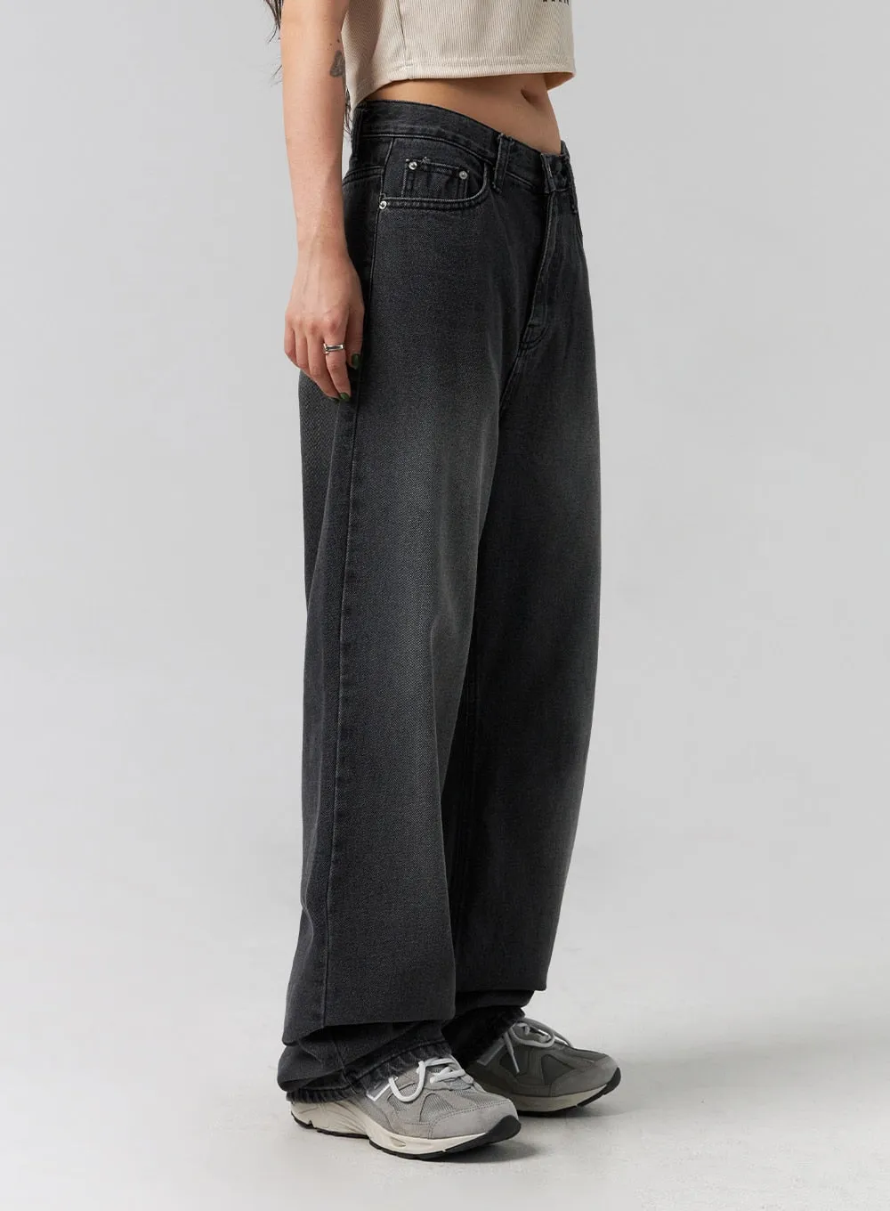 Comfy Wide Leg Jeans CG317