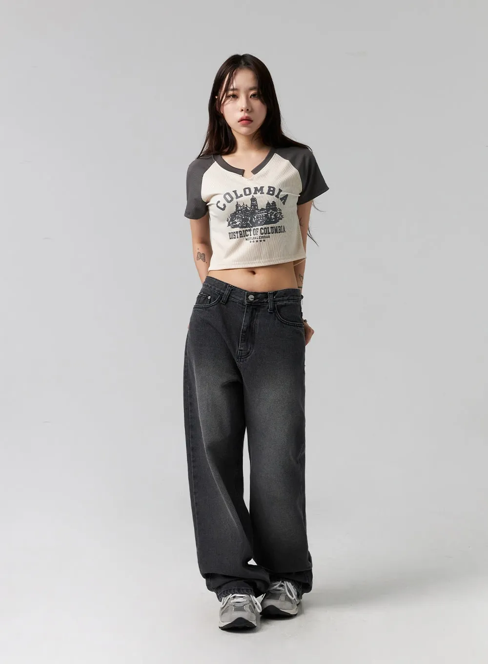 Comfy Wide Leg Jeans CG317