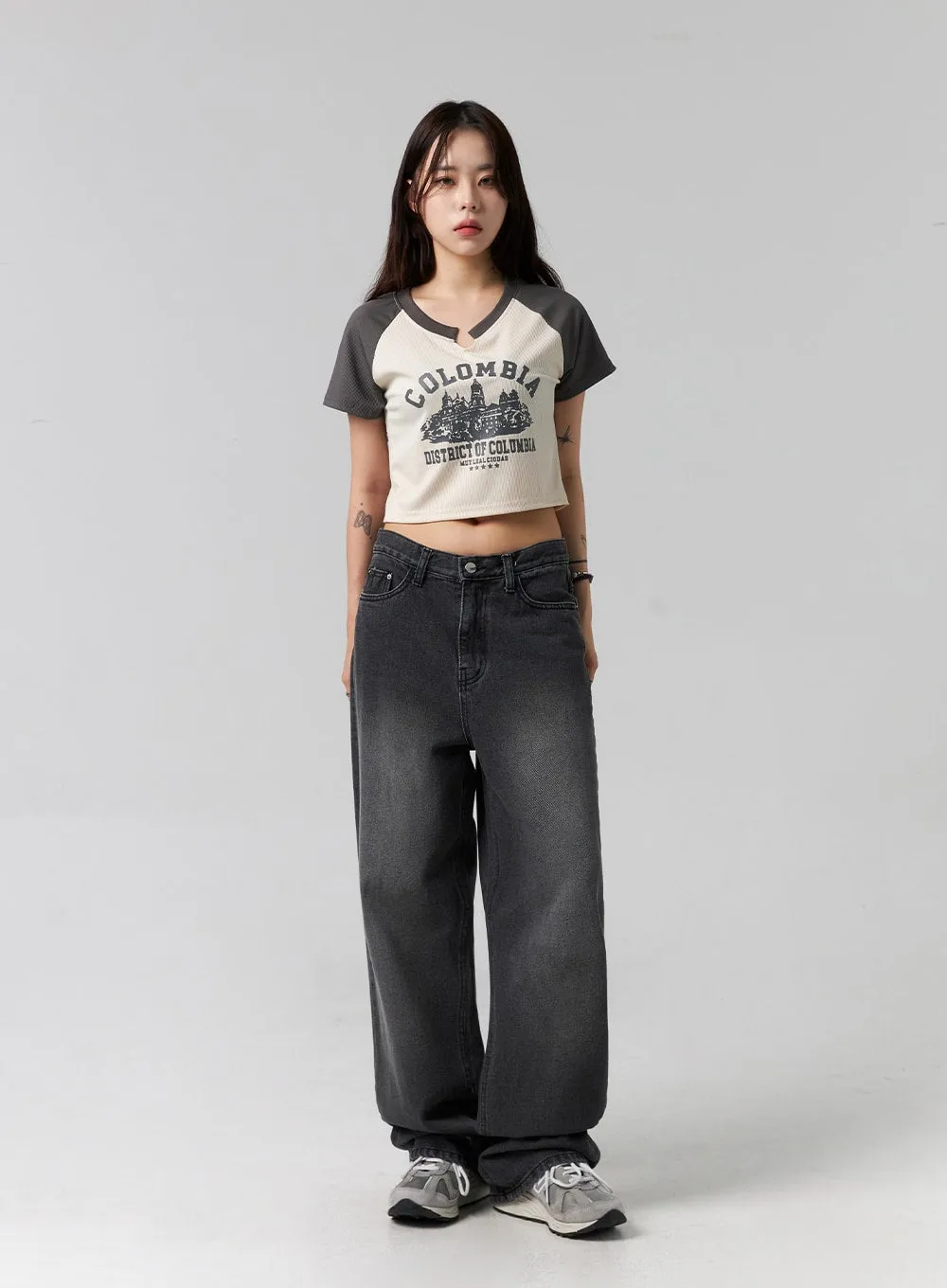 Comfy Wide Leg Jeans CG317