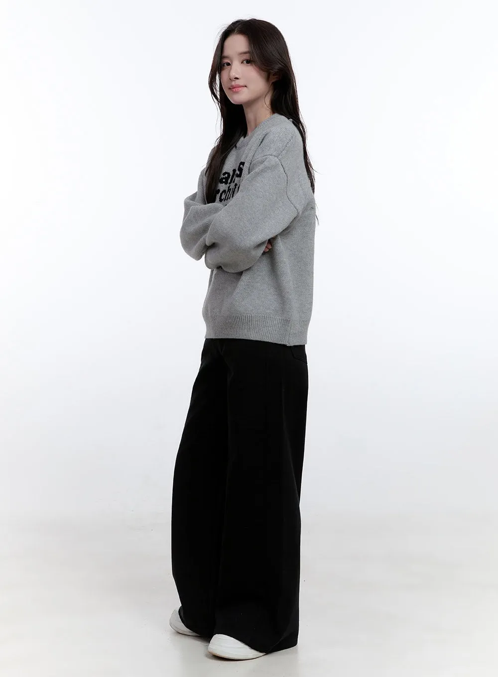 Comfy Wide-Leg Trousers ON418