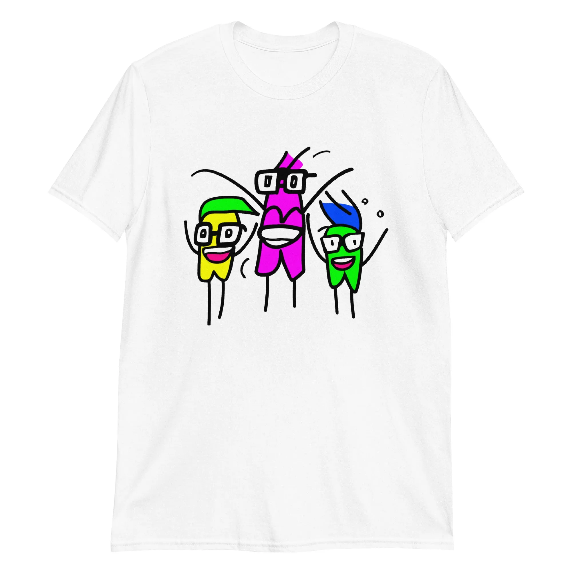 Cool Cartoon Characters Short-Sleeve Unisex T-Shirt