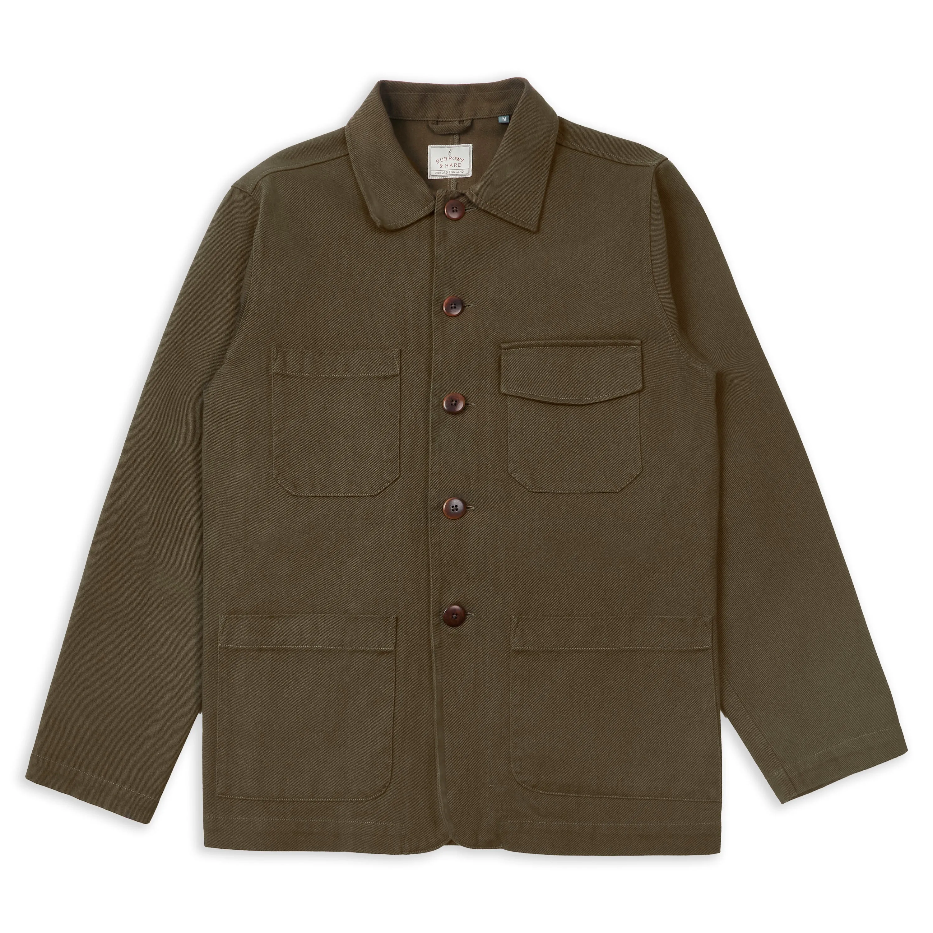 Cotton Jericho Jacket - Green Twill