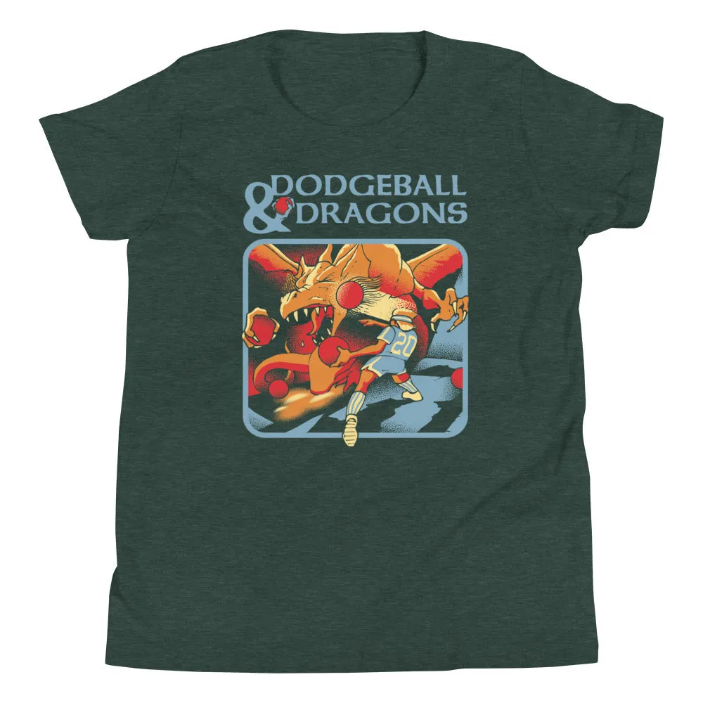 Dodgeball And Dragons Kid's Youth Tee