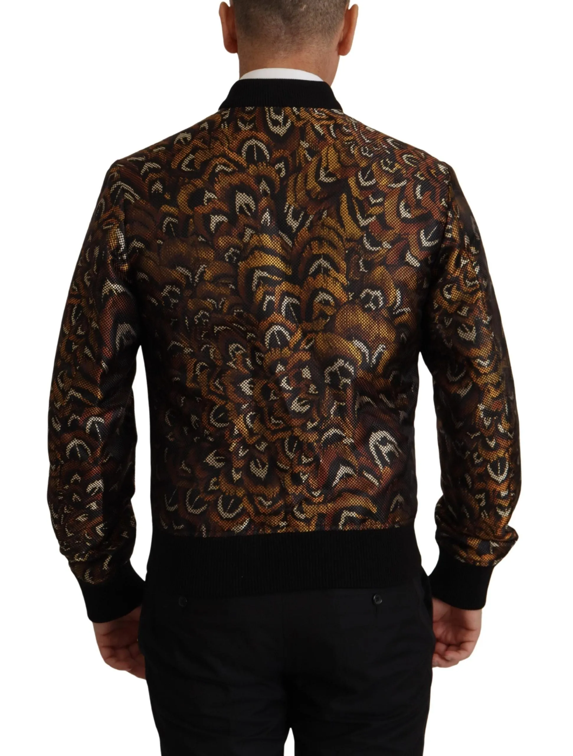 Dolce & Gabbana Elegant Brown Blouson Jacket