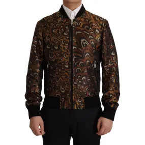 Dolce & Gabbana Elegant Brown Blouson Jacket