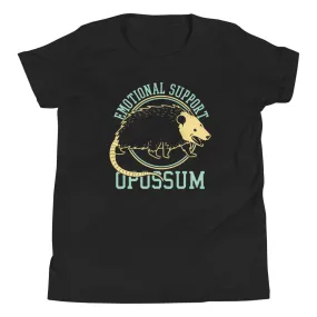 Emotional Support Opossum Kid's Youth Tee