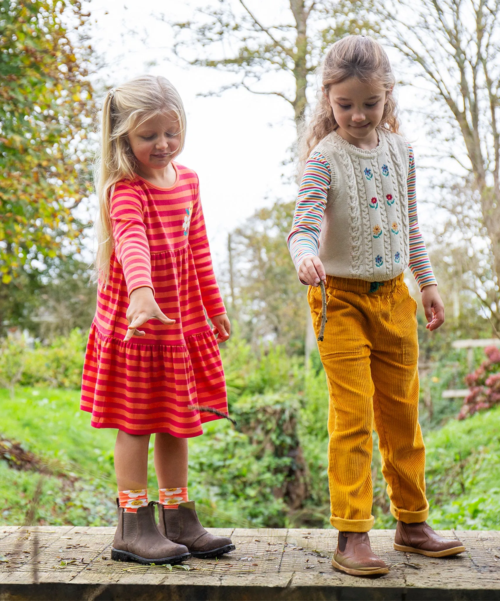 Frugi Kytto Cord Trouser - Gold