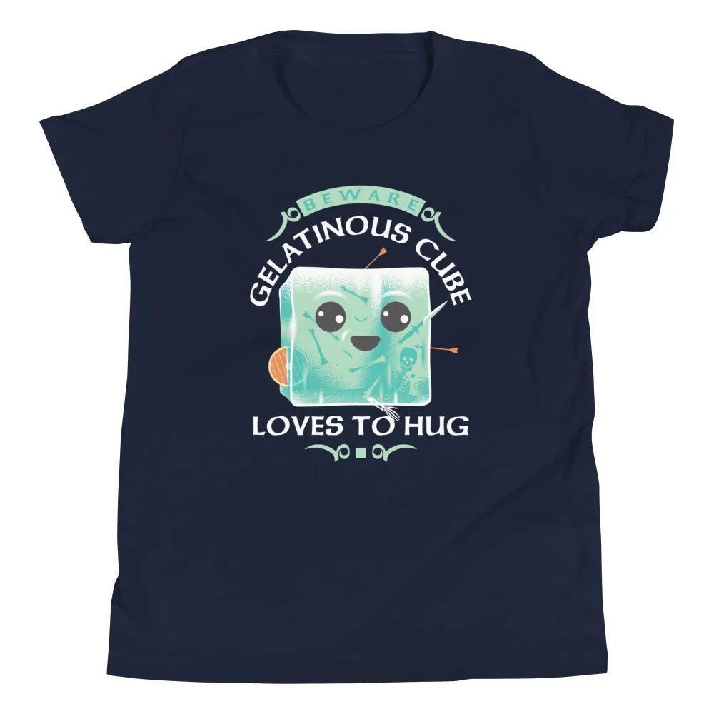 Gelatinous Cube Loves To Hug Kid's Youth Tee