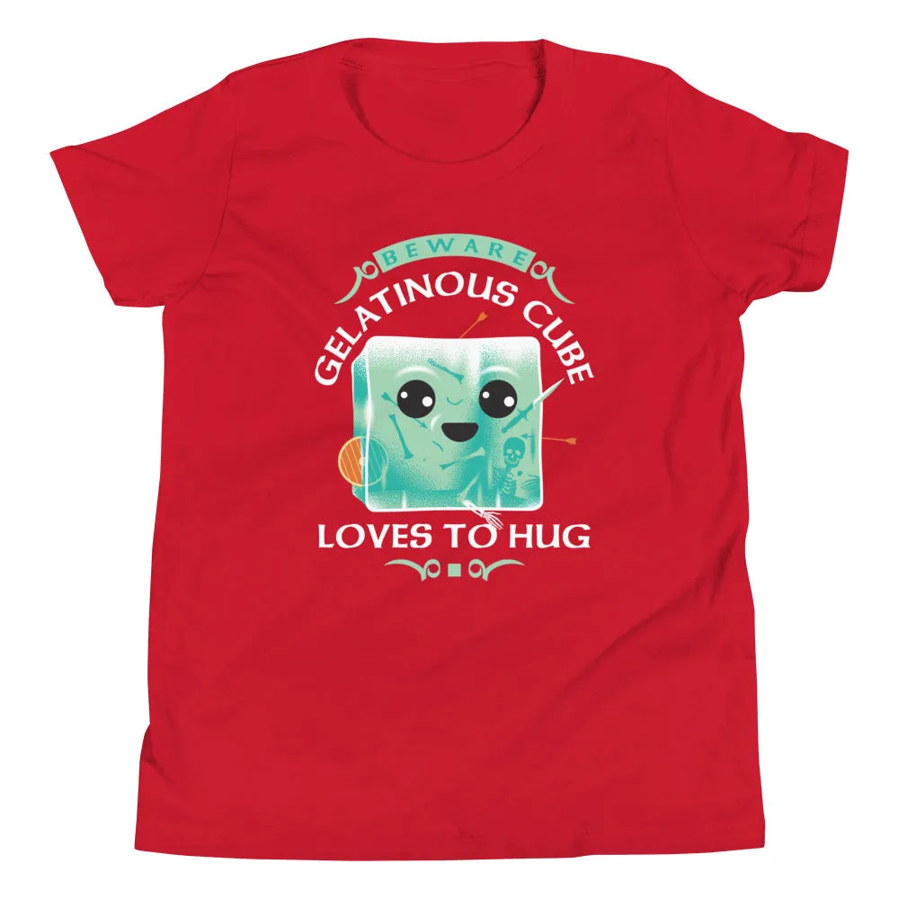 Gelatinous Cube Loves To Hug Kid's Youth Tee