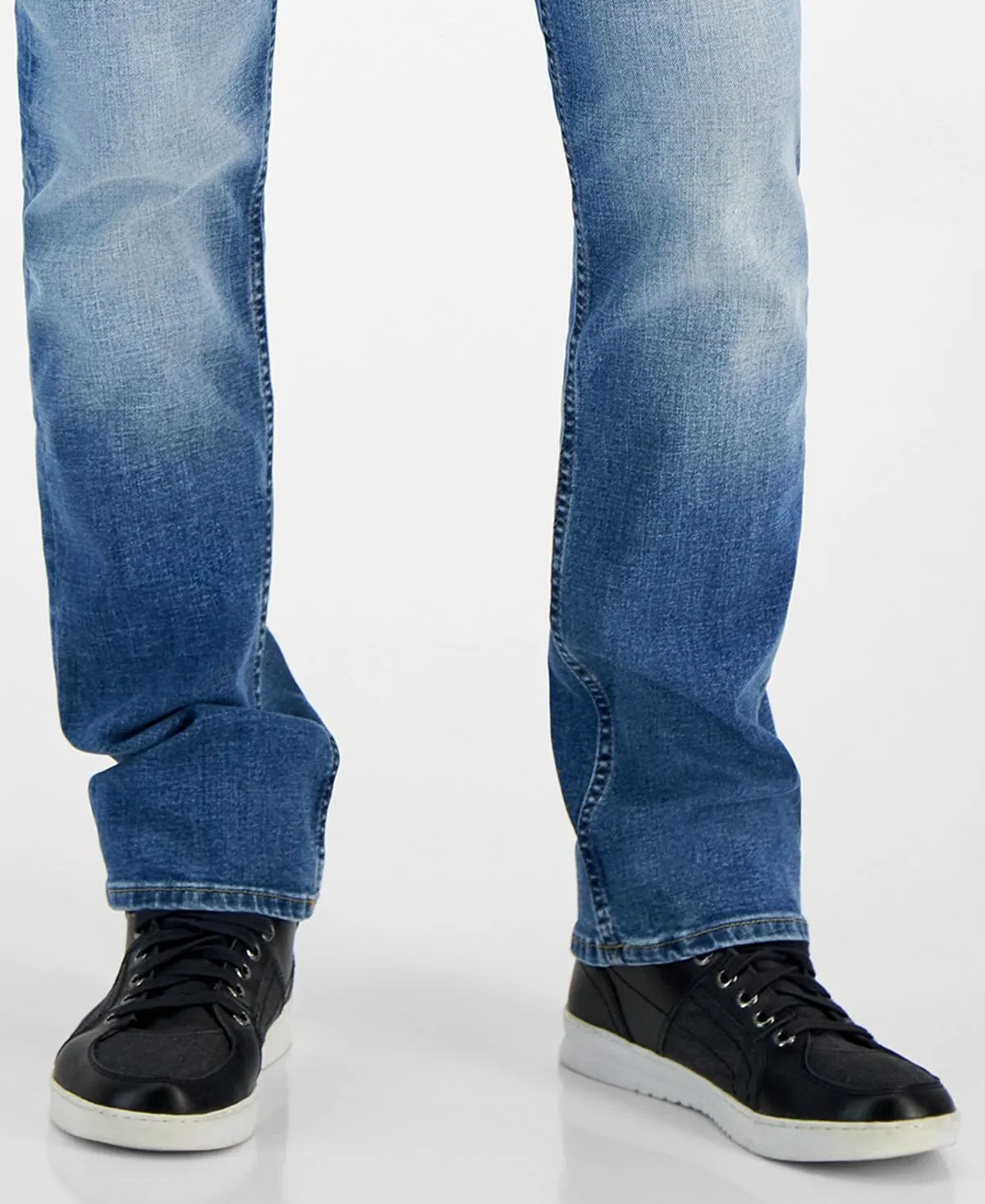 GUESS Men's Eco-friendly Regular Fit Straight Fit Jeans