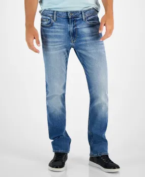 GUESS Men's Regular Fit Straight Fit Jeans, Multi