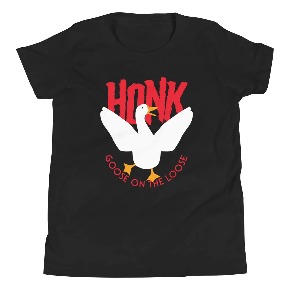 Honk Goose On The Loose Kid's Youth Tee