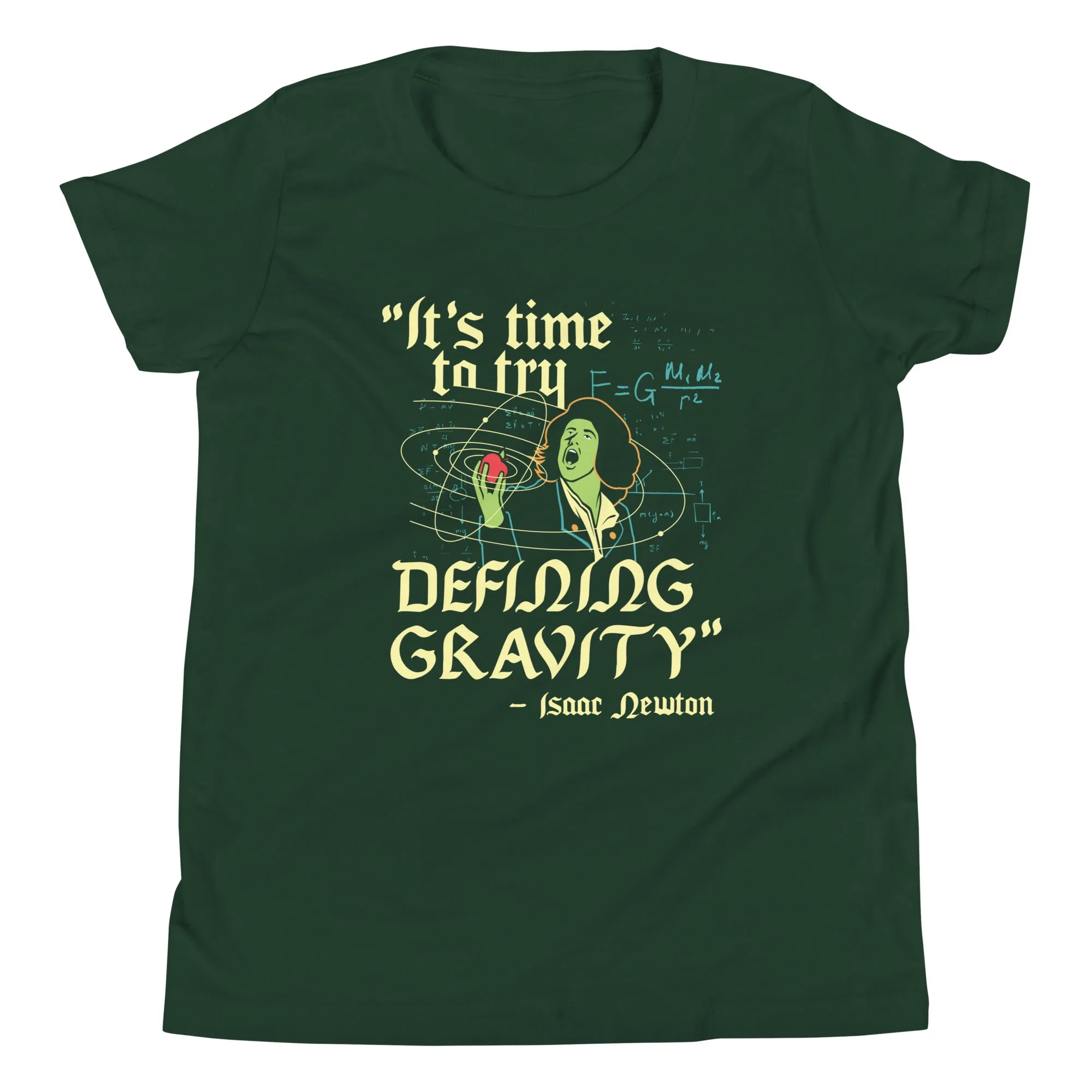 It's Time To Try Defining Gravity Kid's Youth Tee