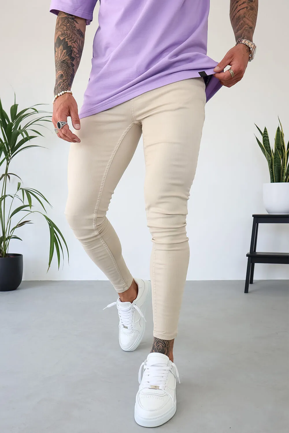 Jeans 2-Pack - Khaki/Sand