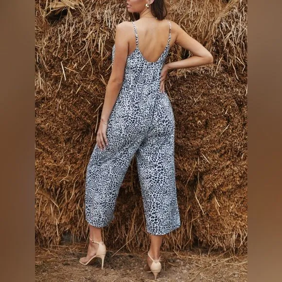 Leopard Adjustable Jumpsuit