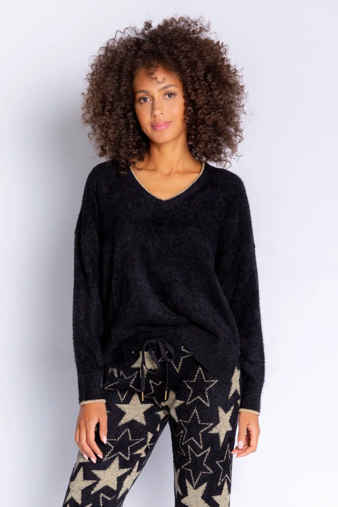 Long Sleeve Shinning Star Sweater