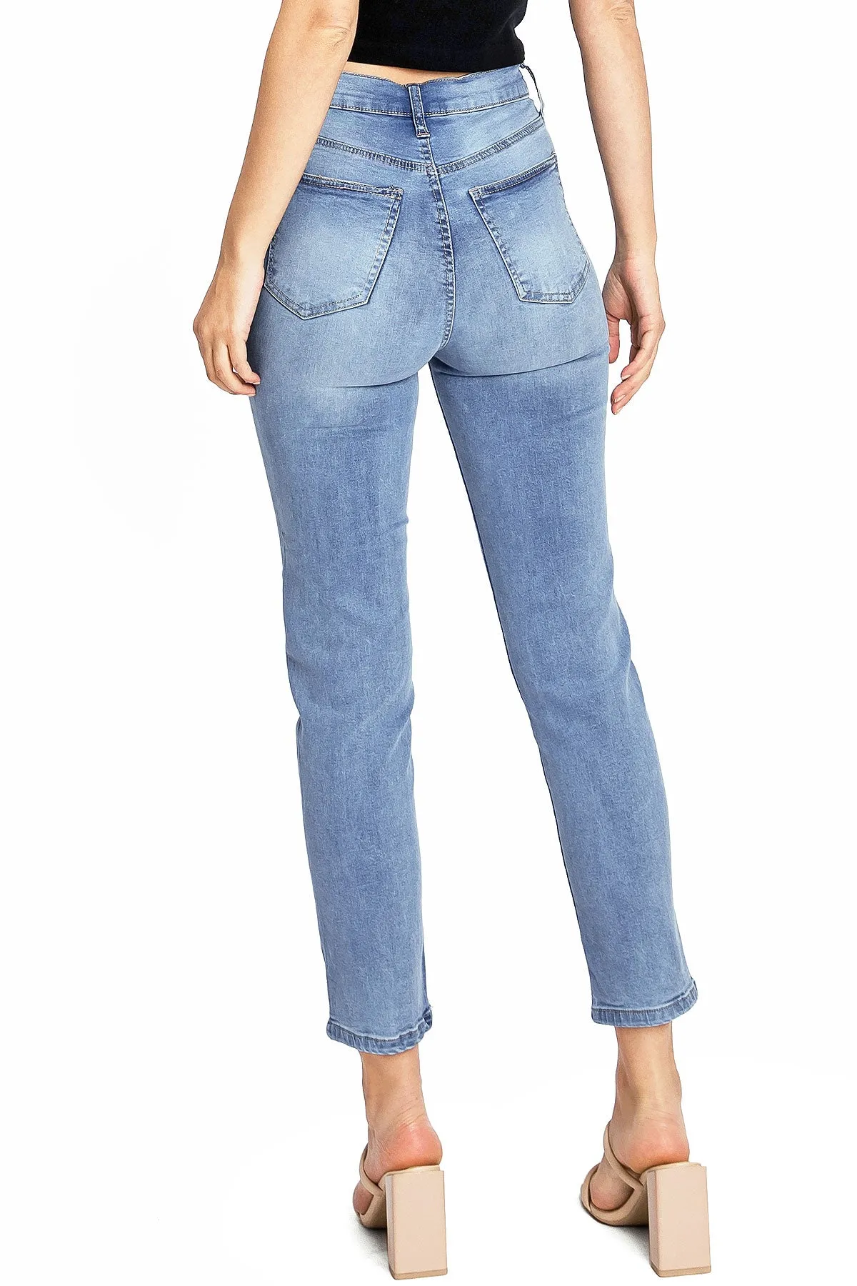 Melody Slim Straight Jeans