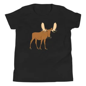 Moosestache Kid's Youth Tee