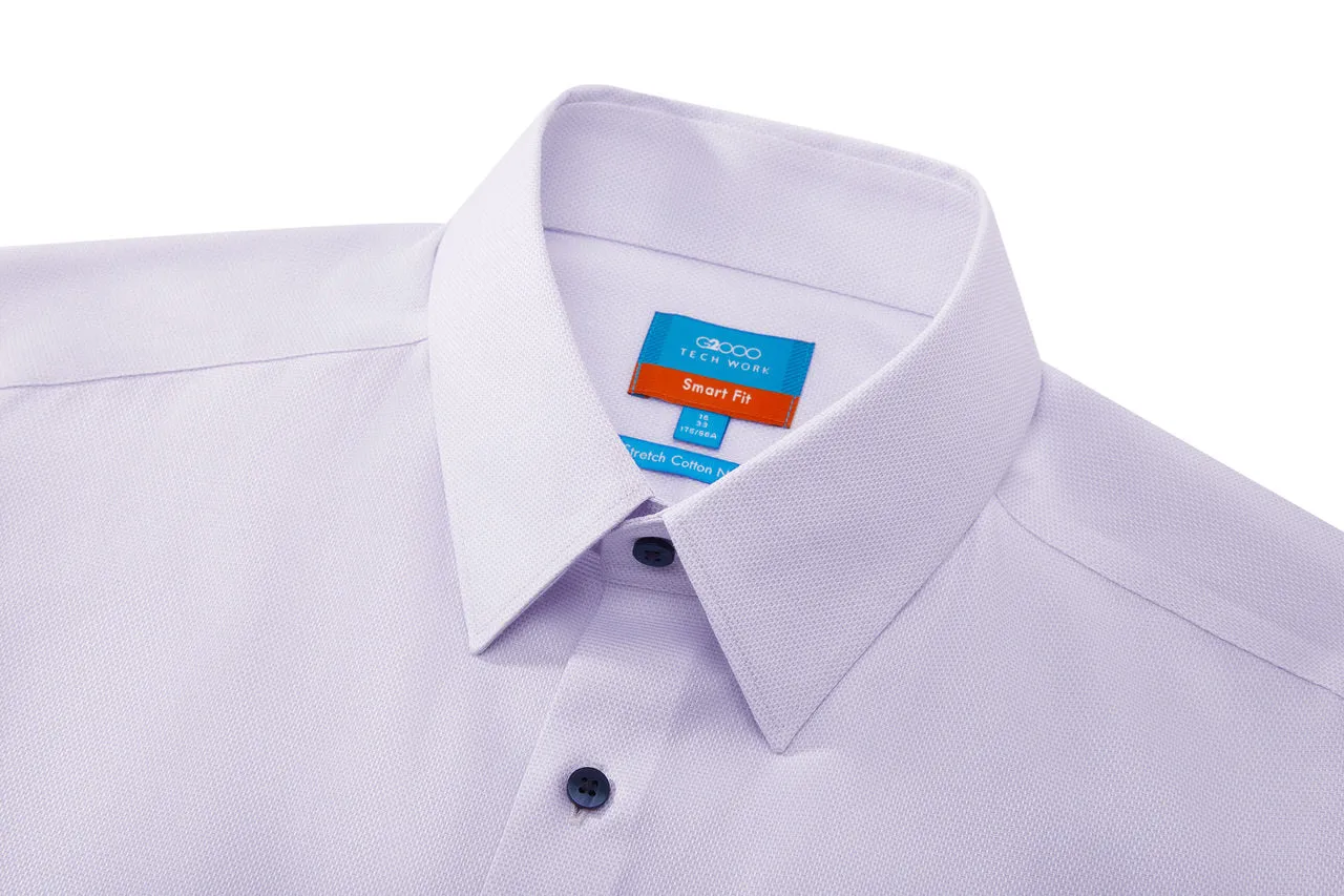 Non-Iron Cotton Stretch Smart Fit 2-Tone Shirt