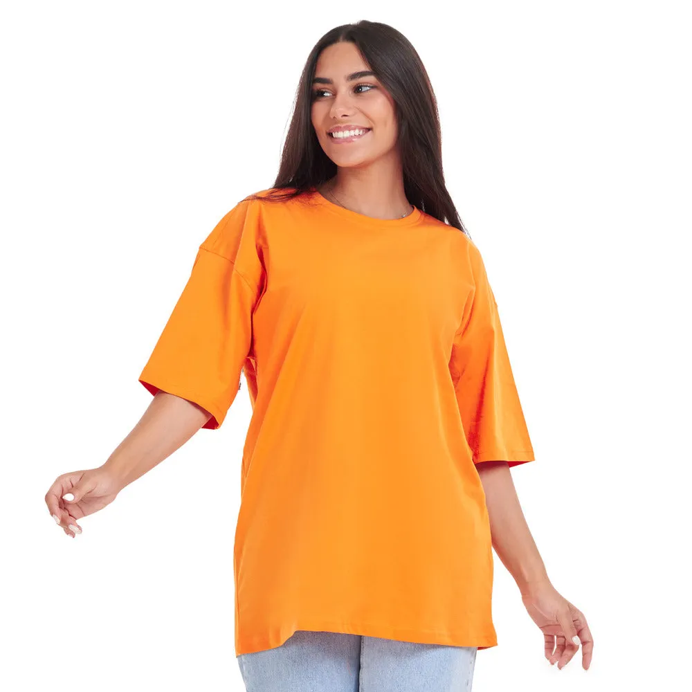 Oversized T-shirt Orange