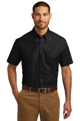 Port Authority® W101 Short Sleeve Carefree Poplin Shirt