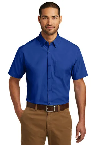 Port Authority® W101 Short Sleeve Carefree Poplin Shirt