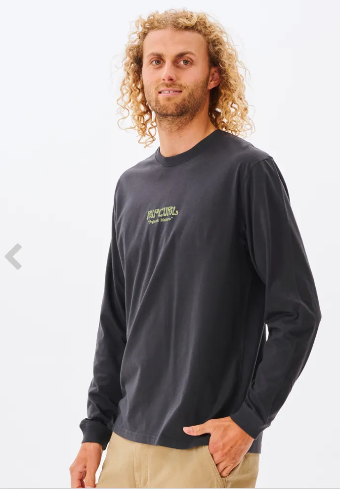 Ripcurl Salt Water Culture Organic Long Sleeve Tee- -