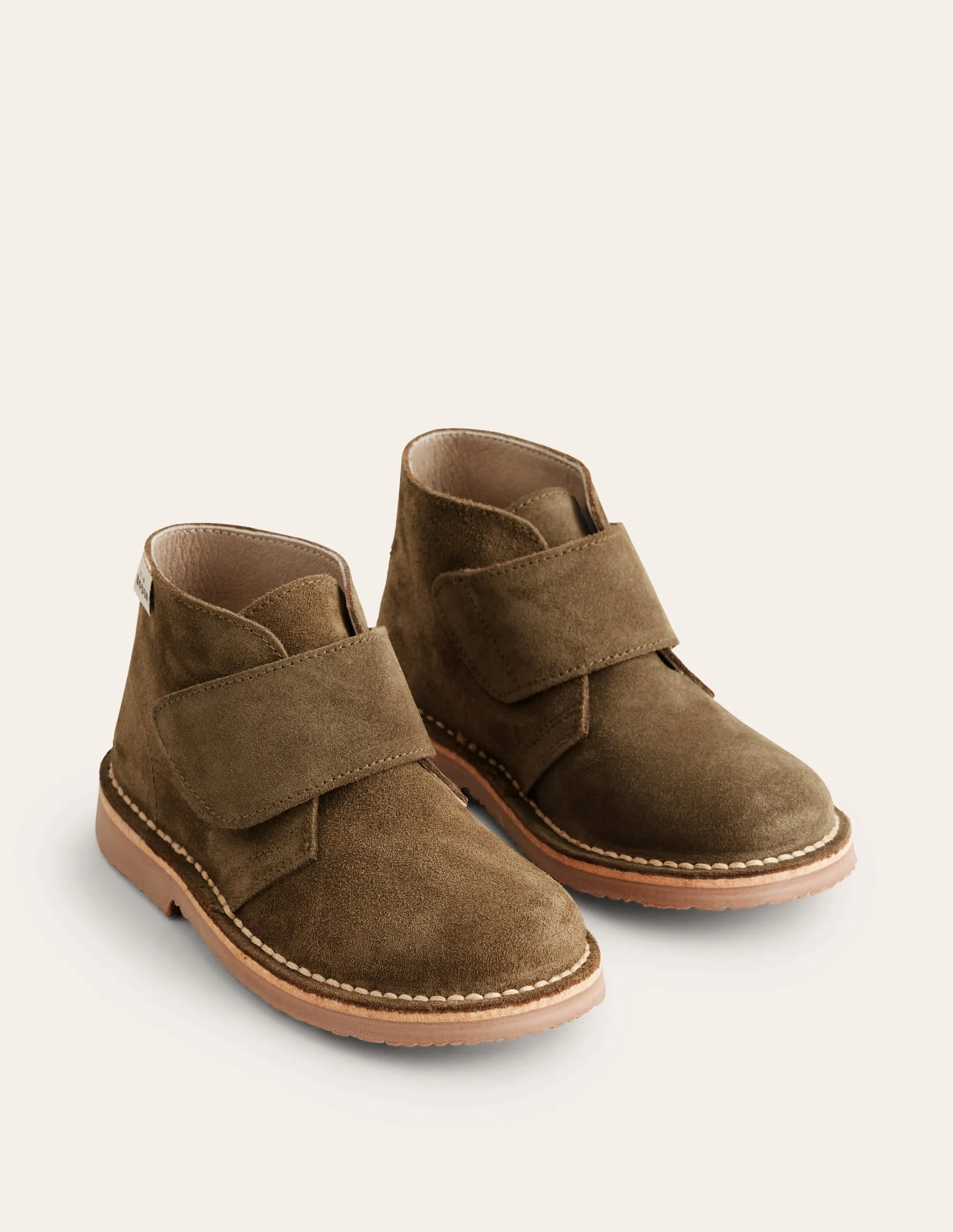 Suede Desert Boot-Khaki