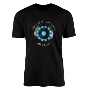 Tony Stark has a Heart - Designer T-Shirt