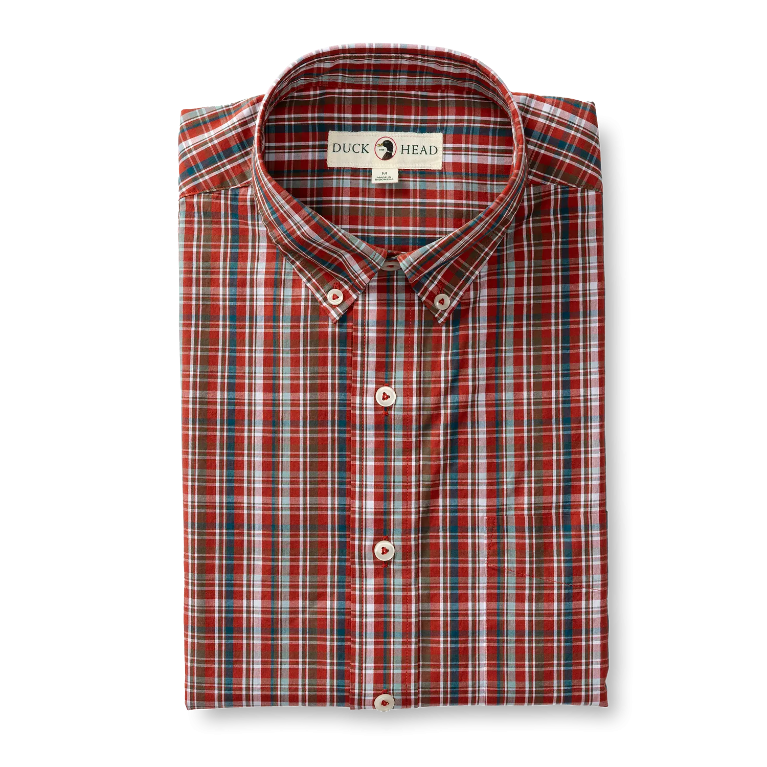 Watkins Plaid Cotton Poplin Sport Shirt