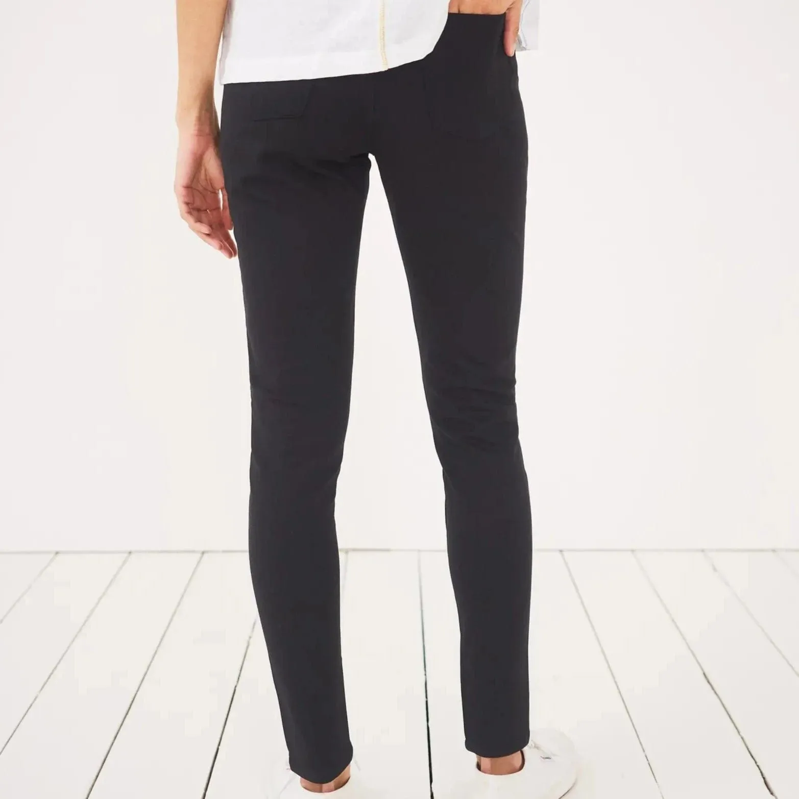 White Stuff Jodie Ponte Jegging Pure Black