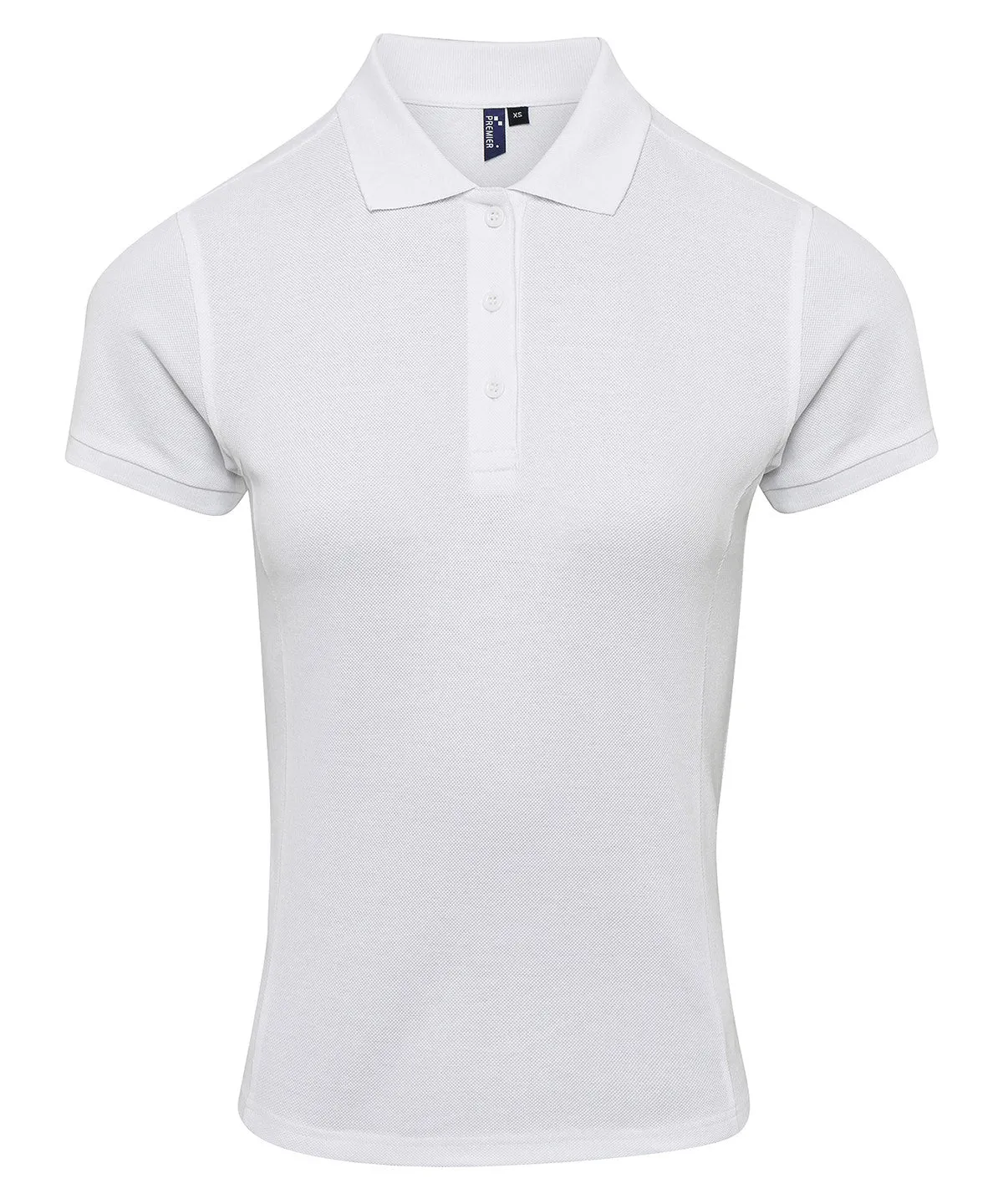 White - Women's Coolchecker® plus piqué polo