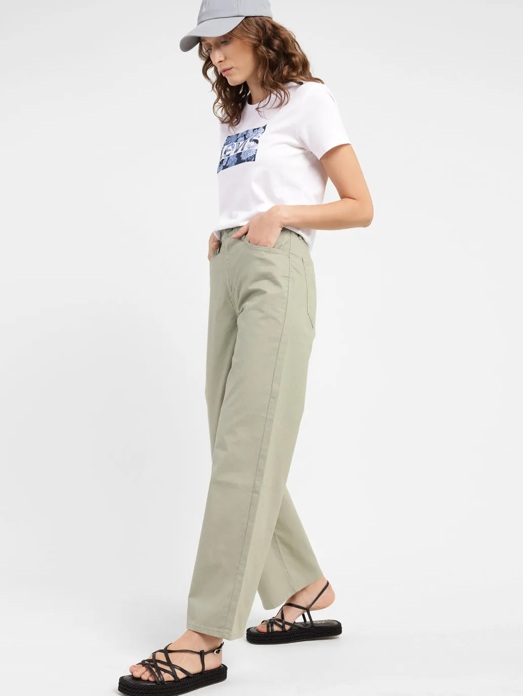 Women's High-Waisted Trousers